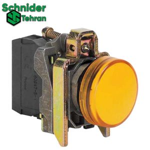 چراغ سیگنال فلزی زرد بدون لامپ اشنایدر الکتریک
